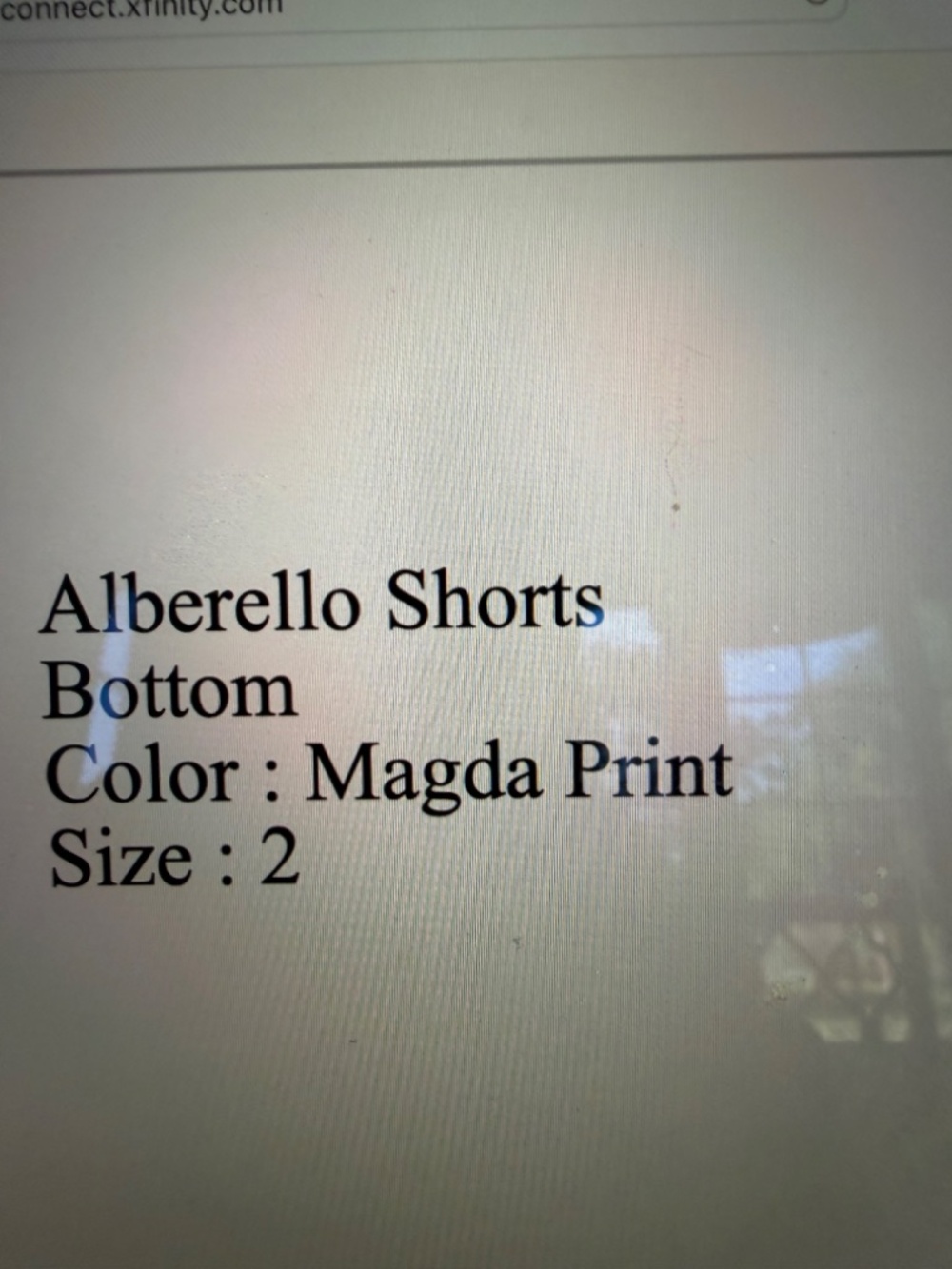SEZANE Alberello Shorts! Size 34/2. Magda Print. Red & Cream Floral. - Picture 4 of 6